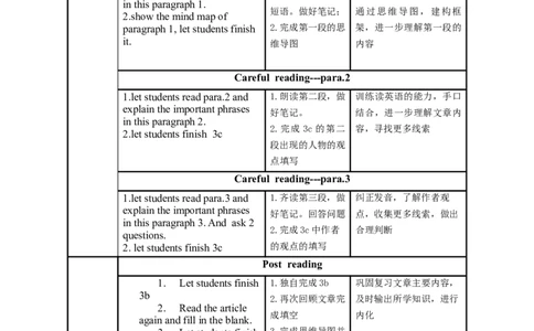 Unit8第2课时(SectionA3a-3c)（教学设计）_最新人教版英语九年级全册_旧版可参考_01.英语9全一册-新课标PPT课件+教案+学案+作业第1套_教案