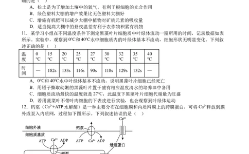 泸县五中2025年春期高一开学考试生物试题_2025年03月试卷_0307四川省泸州市泸县第五中学2024-2025学年高一下学期开学考试