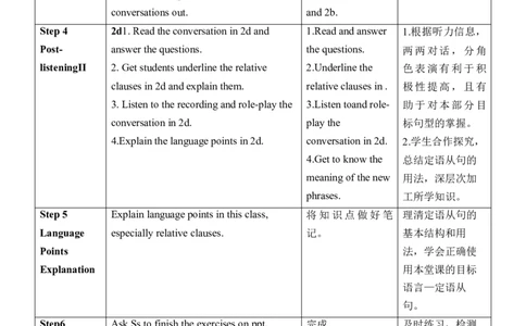 Unit9SectionA(1a～2d)_最新人教版英语九年级全册_新更新初中英语9全_新修订版英语9全一册教案课件-新修订版，第二单元有改动_核心素养教案