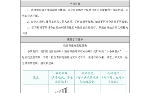 我们小点儿声（第1课时）_学习任务单_A493小学道法_人教版小学道德与法治教学资源包_小学道法（智慧教育课件与教案）_1-6上册（道德与法治智慧教育课件）_第4单元