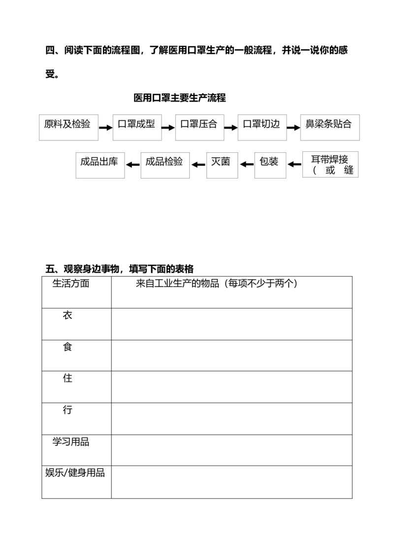 8这些东西哪里来（第一课时）+试题-四年级下册道德与法治_A493小学道法_26新四年级道法下册（统编版）_教学教案_教案四