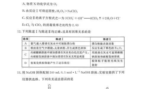河南省漯河市湘豫名校联考2025-2026学年高一上学期12月月考化学试题_2025年12月高一试卷_251219湘豫名校联考2025-2026学年高一(上)12月阶段性质量检测（全）