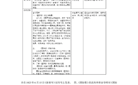 《第22课活动课：唱响国际歌》湖北省刘学云老师_新版初中_9上历史公开课_第七单元工业革命和工人运动的兴起_第22课活动课：唱响《国际歌》