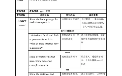 Unit8第3课时(SectionAGrammarfocus-4c（教学设计）_最新人教版英语九年级全册_旧版可参考_01.英语9全一册-新课标PPT课件+教案+学案+作业第1套_教案