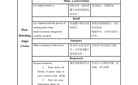 Unit6第4课时(SectionB1a-1e)（教学设计）_最新人教版英语九年级全册_旧版可参考_01.英语9全一册-新课标PPT课件+教案+学案+作业第1套_教案