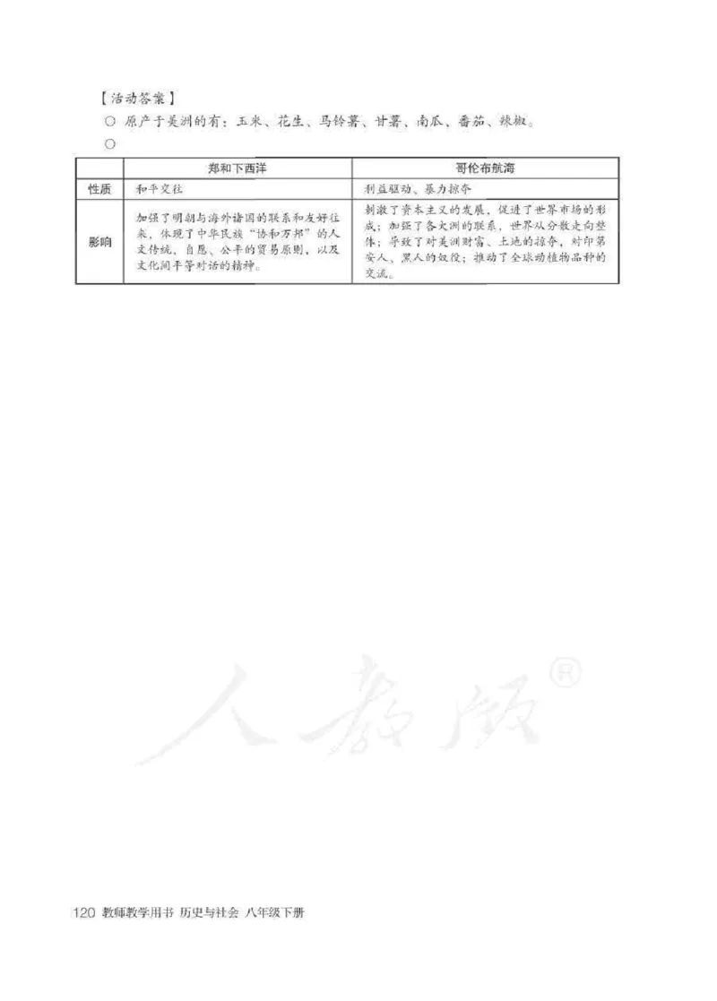 历史与社会八年级下册教师用书_电子课本_初中教学用书_人教版