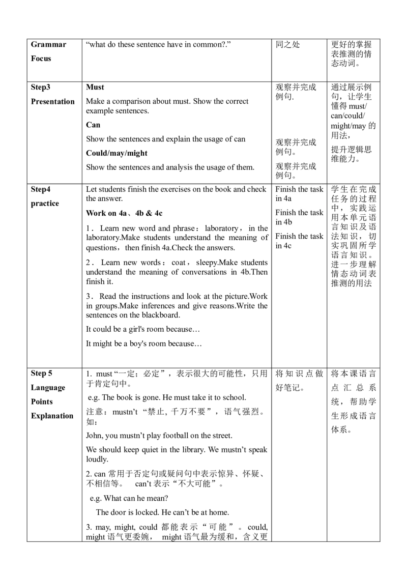 Unit8SectionA(GrammarFocus-4c)_最新人教版英语九年级全册_新更新初中英语9全_新修订版英语9全一册教案课件-新修订版，第二单元有改动_核心素养教案