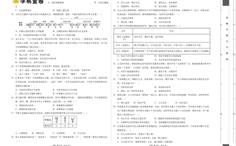 七年级历史期中模拟卷02（考试版A3）测试范围：七上1~10课（全国通用）_新版初中_最新历史七年级上册_12七上历史习题试卷_期中试卷
