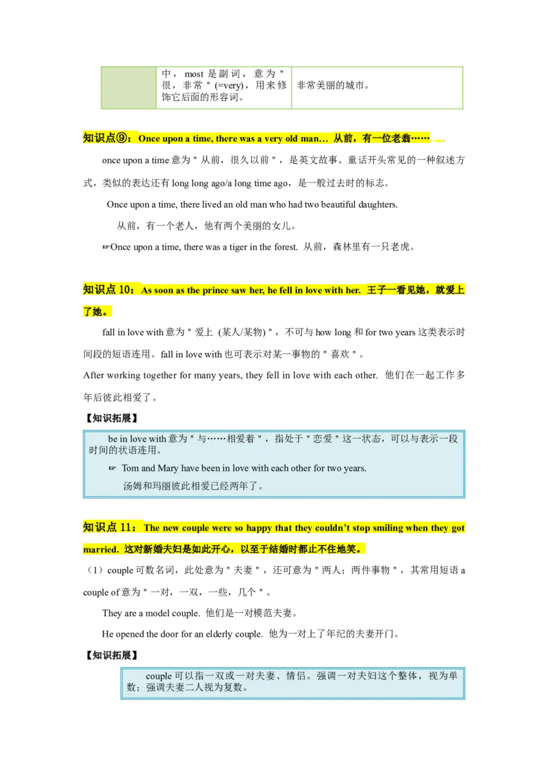 Unit6单元知识清单SectionA(基础+知识点+语法)-（人教版）_最新人教版英语八年级下册_旧版（有参考价值）_版本二_八年级英语下册（人教版）_知识清单