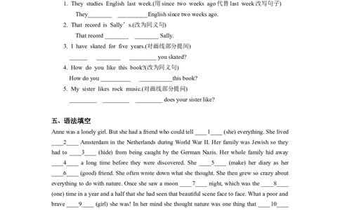 Unit8第6课时SectionB(3a-SC)(分层作业)-试题版（人教版）_最新人教版英语八年级下册_旧版（有参考价值）_版本二_八年级英语下册（人教版）_分层作业