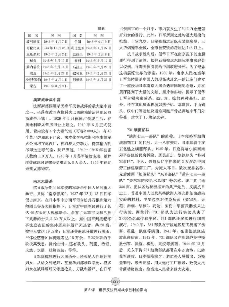 历史选修320世纪的战争与和平教师用书_电子课本_高中教学用书_人教版