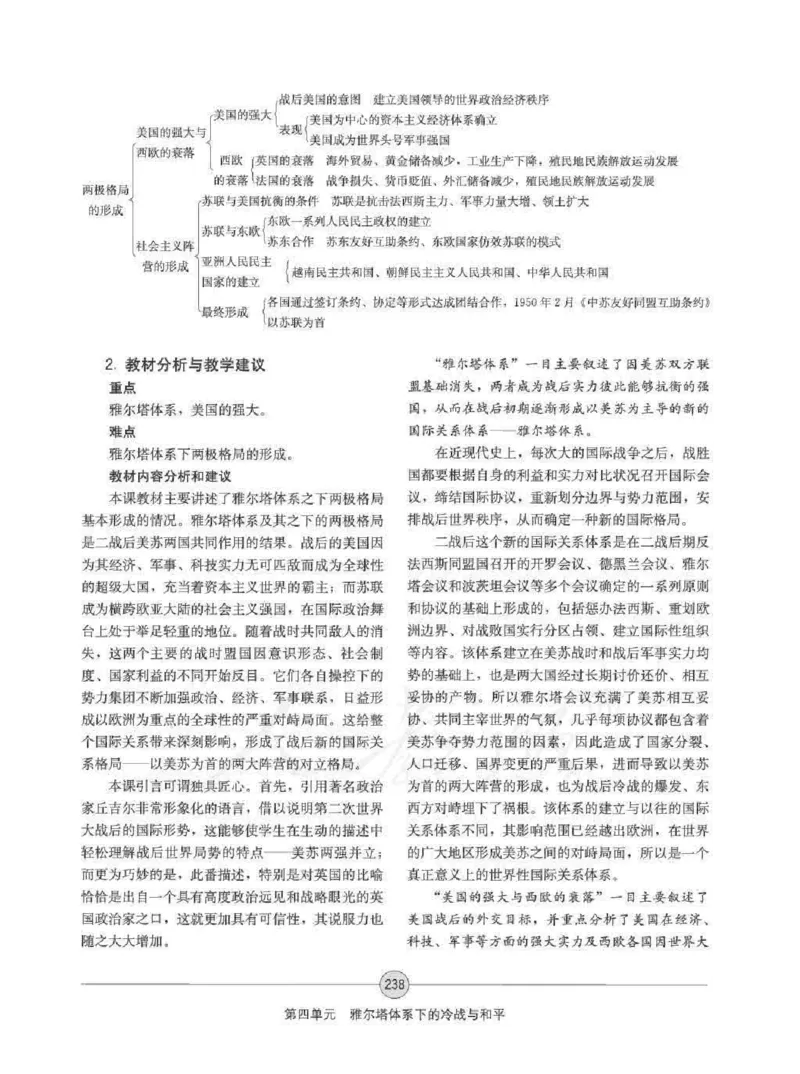 历史选修320世纪的战争与和平教师用书_电子课本_高中教学用书_人教版