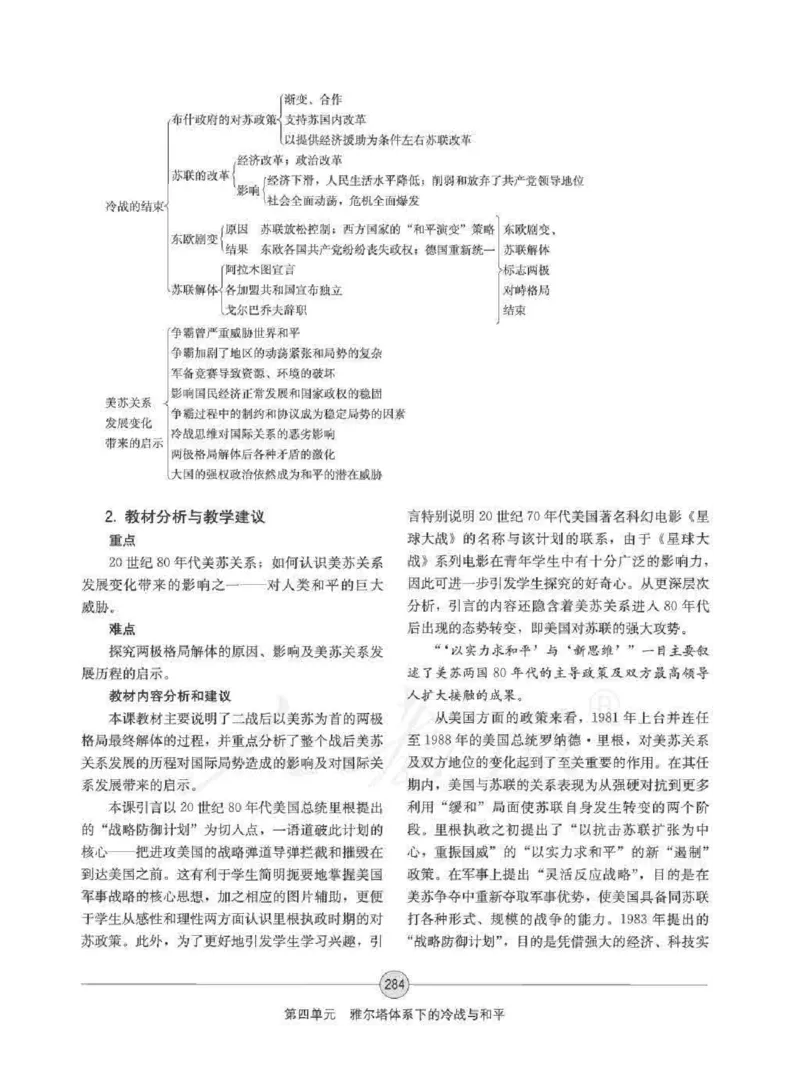 历史选修320世纪的战争与和平教师用书_电子课本_高中教学用书_人教版