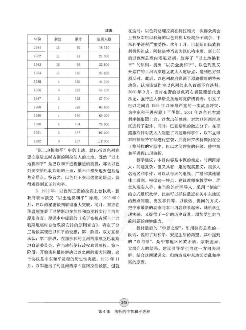 历史选修320世纪的战争与和平教师用书_电子课本_高中教学用书_人教版