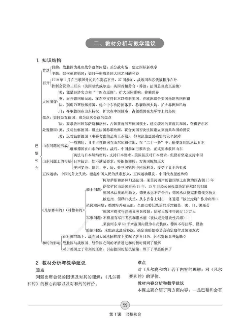 历史选修320世纪的战争与和平教师用书_电子课本_高中教学用书_人教版