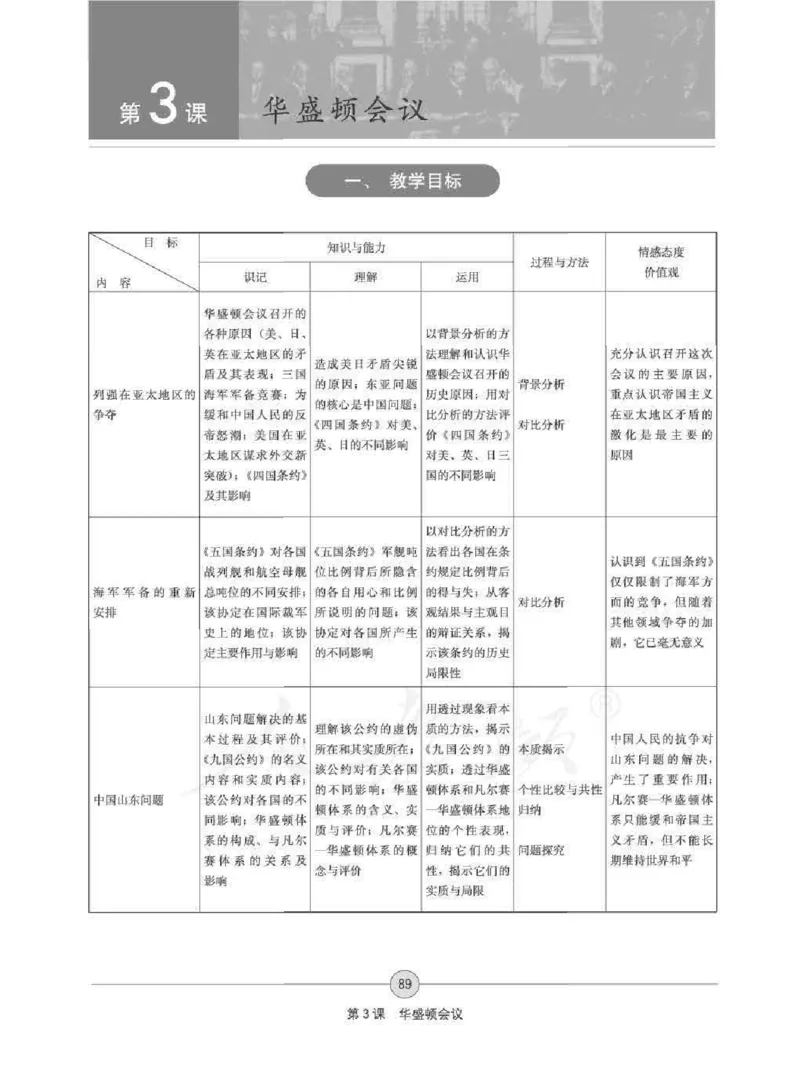 历史选修320世纪的战争与和平教师用书_电子课本_高中教学用书_人教版