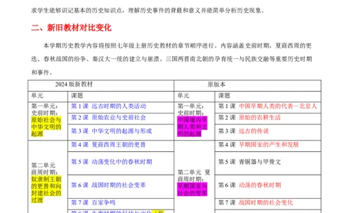 2024-2025学年七年级上学期历史教学计划_新版初中_最新历史七年级上册_08七上历史教学计划2025秋