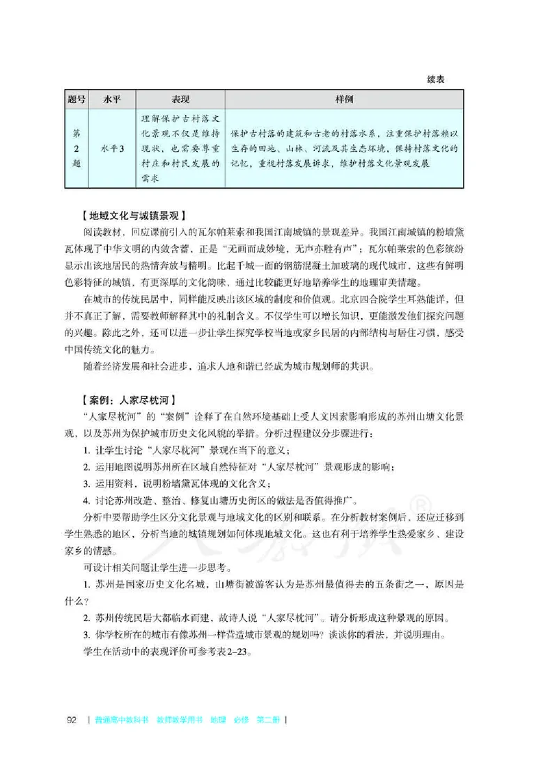 地理必修第二册教师用书_电子课本_高中教学用书_2019新人教版