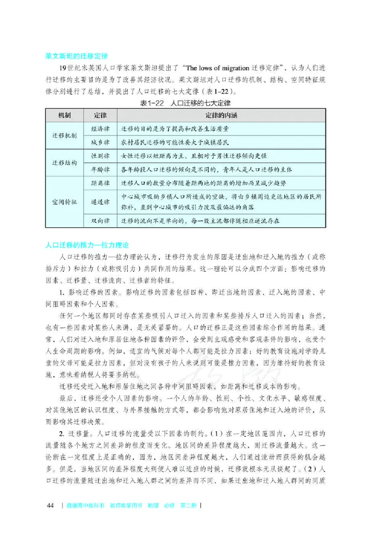 地理必修第二册教师用书_电子课本_高中教学用书_2019新人教版