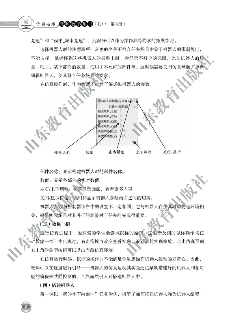 初中信息技术教师用书第6册_电子课本_初中教学用书_鲁教版