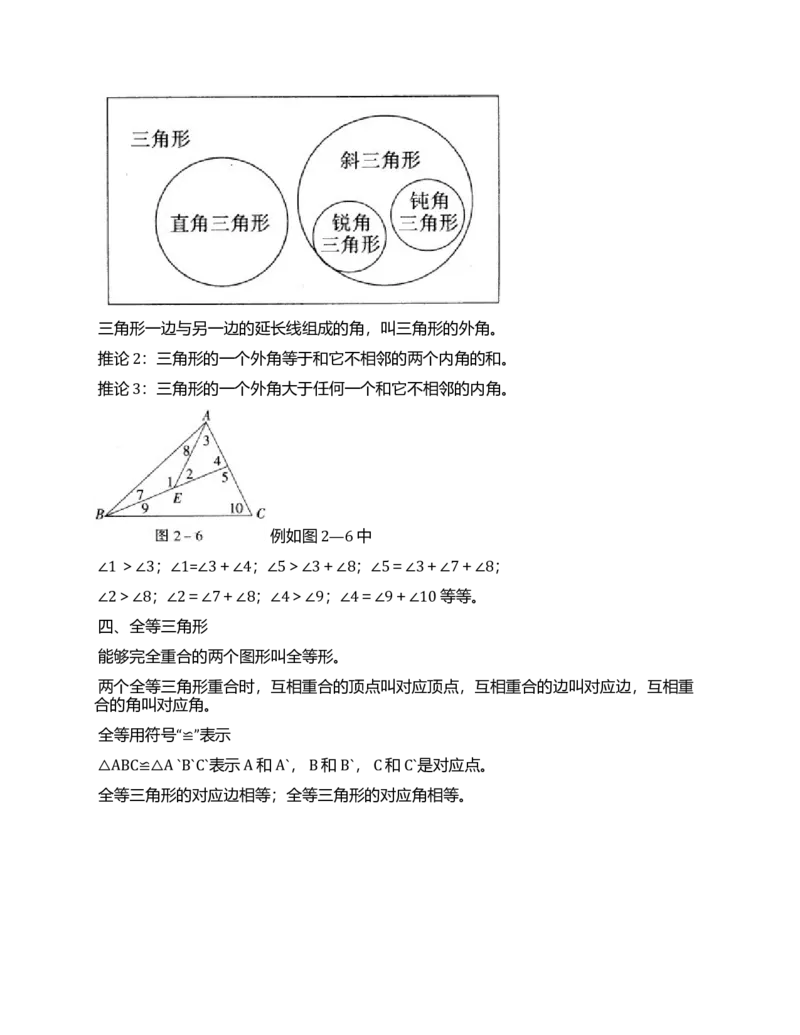 初中数学知识点清单全_《初中全科目知识点汇总》_初中数学知识点汇总