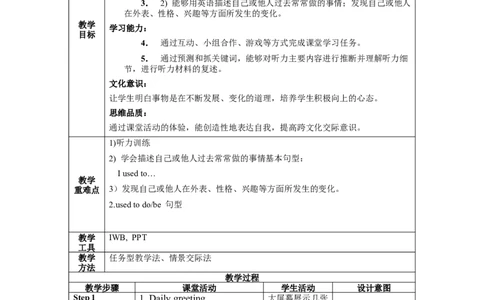 Unit4第4课时(SectionB1a-1e)（教学设计）-九年级英语上册同步备课系列（人教新目标GoForIt!）_最新人教版英语九年级全册_新更新初中英语9全_02课件+教案+学案_（2）教案