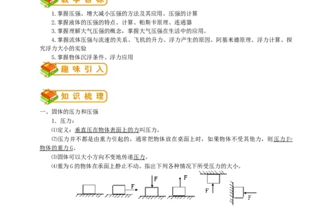 初中物理同步讲义8年级第27讲：压强浮力综合(教师版）_初物_人教版初中物理初二三同步讲义习题练习八九年级电子资料word素材_20250116_181533_最新人教版初中物理初二下册