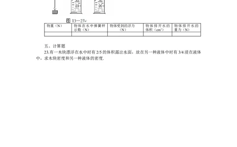 初三物理浮力练习题及答案(2)_初物_1初中物理