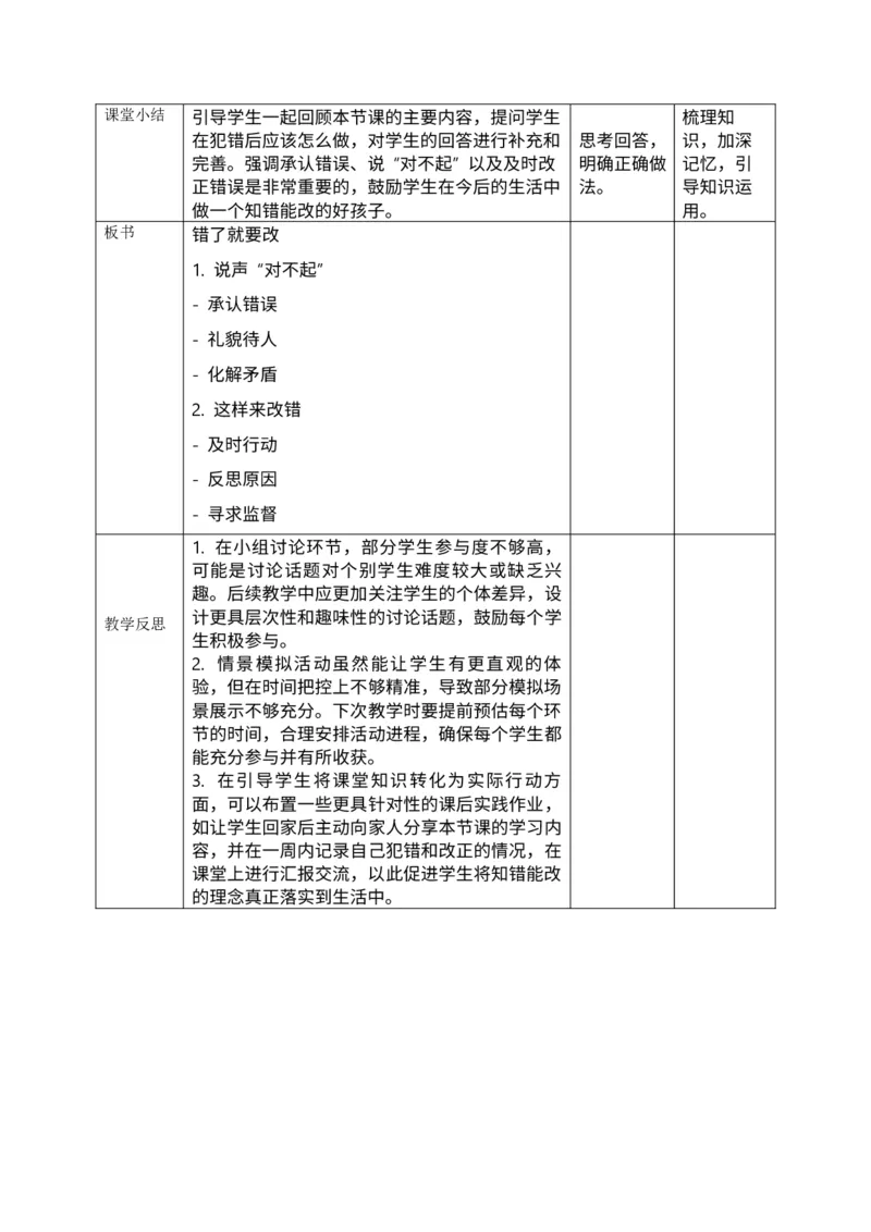 核心素养1.3错了就要改第一课时_A493小学道法_人教版小学道德与法治教学资源包_人教版小学道德与法治（新教材123年级）(2025秋新版)_1年级下册（25春）_PPT课件+教案