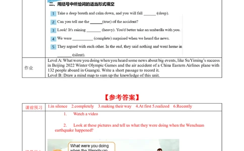 Unit5第6课时SectionB(3a-SC)(导学案)-（人教版）_最新人教版英语八年级下册_旧版（有参考价值）_版本二_八年级英语下册（人教版）_导学案