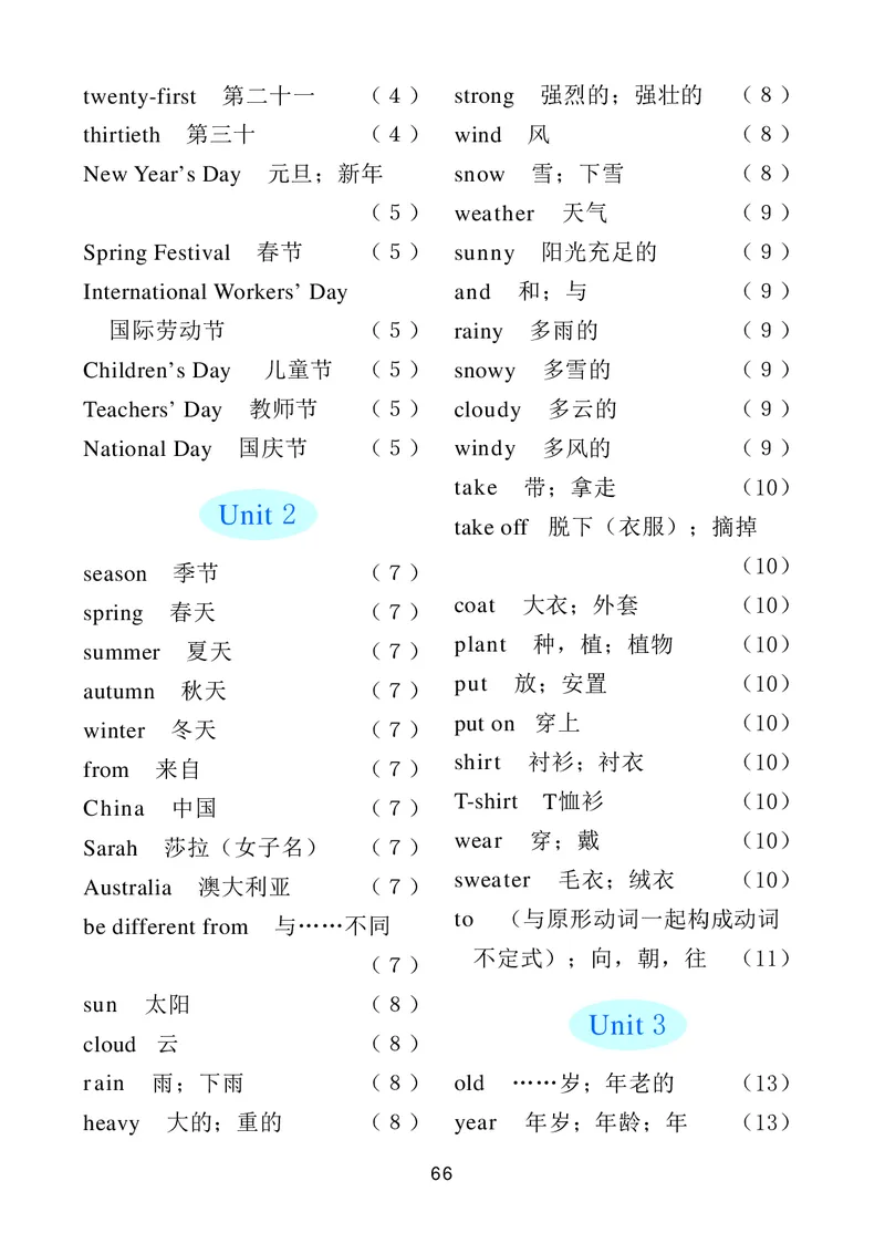 冀教版英语（一年级起点）四年级下册Unit1-2_电子课本_小学电子课本_03英语_新建文件夹_05冀教版_冀教版英语1-6年级下册课本及同步练习册