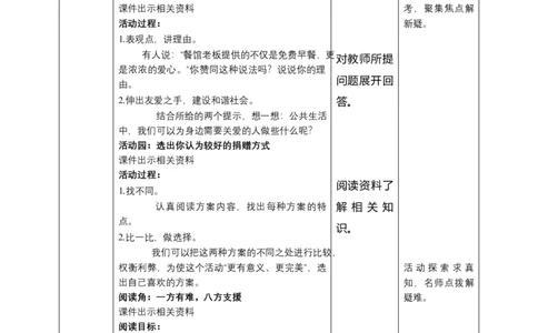 6我参与我奉献（第一课时）教案-五年级下册道德与法治_A493小学道法_26新五年级道法下册（统编版）_教学教案_教案三（配套课件三）