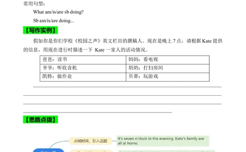Unit5HereandNow.（话题写作指导）（原卷版）_最新人教版英语七年级下册_七下英语2025版_21.写作提升及专练