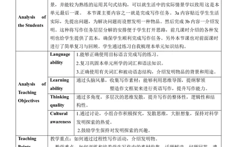 Unit6SectionB(3a～SelfCheck)_最新人教版英语九年级全册_新更新初中英语9全_新修订版英语9全一册教案课件-新修订版，第二单元有改动_核心素养教案
