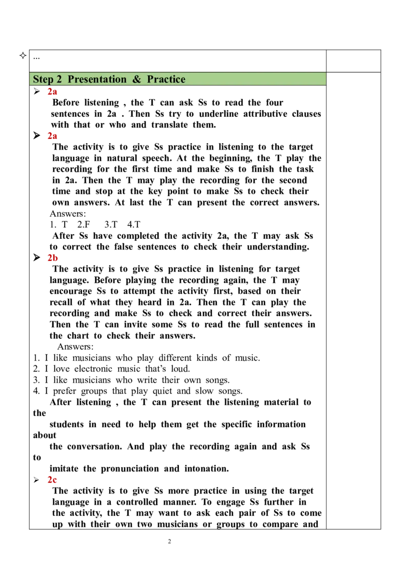 Unit9SectionA（2a-2d）教案_最新人教版英语九年级全册_新更新初中英语9全_05教案（多套）_分课时教案全英_Unit9