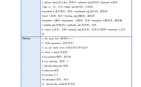 Unit6(单元知识清单)SectionA(基础+知识点+语法)-九年级英语全册同步备课系列(人教新目标Gofor_最新人教版英语九年级全册_新更新初中英语9全_10知识点_单元知识清单（第2套）