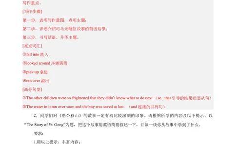 Unit6单元话题满分范文必背（教师版）_最新人教版英语八年级下册_旧版（有参考价值）_版本二_八年级英语下册（人教版）_单元重难点易错题精练-U216