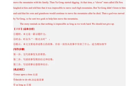 Unit6单元话题满分范文必背（教师版）_最新人教版英语八年级下册_旧版（有参考价值）_版本二_八年级英语下册（人教版）_单元重难点易错题精练-U216