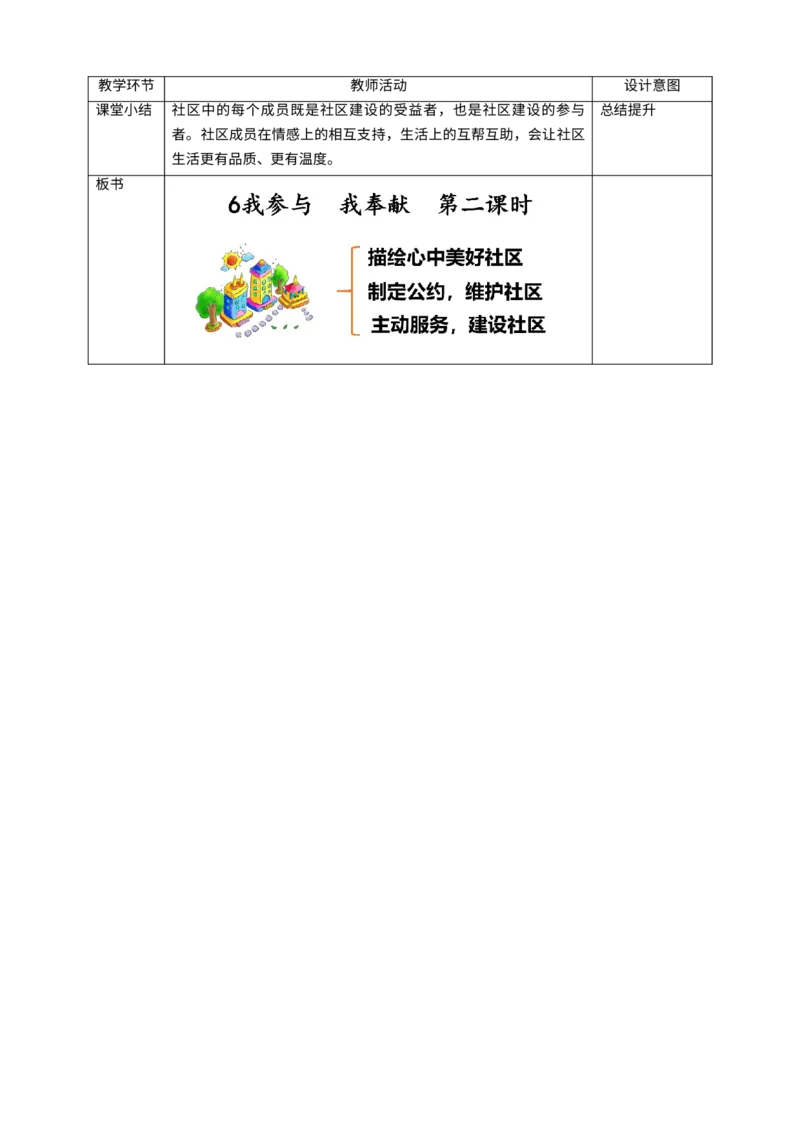 6我参与我奉献第三课时教案_A493小学道法_26新五年级道法下册（统编版）_教学教案_教案四
