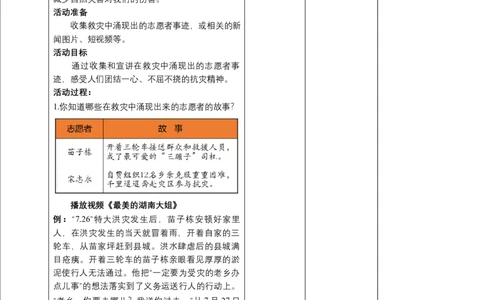 5应对自然灾害(第3课时)教案-六年级下册道德与法治_A493小学道法_26新六年级道法下册（统编版）_教学教案_教案四（配套课件四）