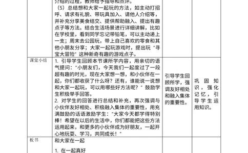 核心素养2.1和大家在一起第一课时教案_A493小学道法_人教版小学道德与法治教学资源包_人教版小学道德与法治（新教材123年级）(2025秋新版)_1年级下册（25春）_PPT课件+教案