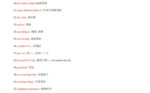 Unit5Whataretheshirtsmadeof？-九年级英语全一册同步必备知识清单（人教版）_最新人教版英语九年级全册_新更新初中英语9全_10知识点_单元知识清单