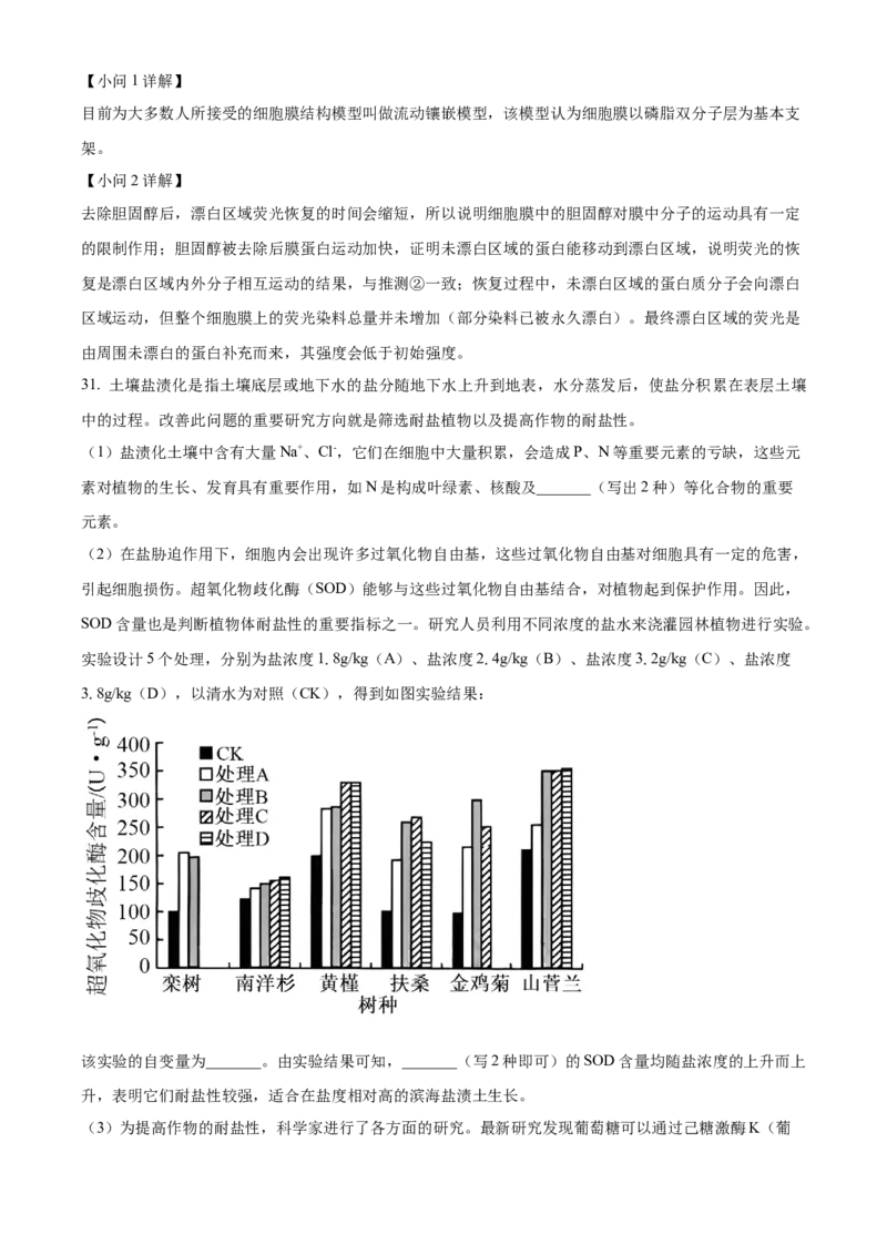 湖北省荆州中学2025-2026学年高一上学期10月月考生物试卷Word版含解析_2025年11月高一试卷_251107湖北省荆州市荆州中学2025-2026学年高一上学期10月月考