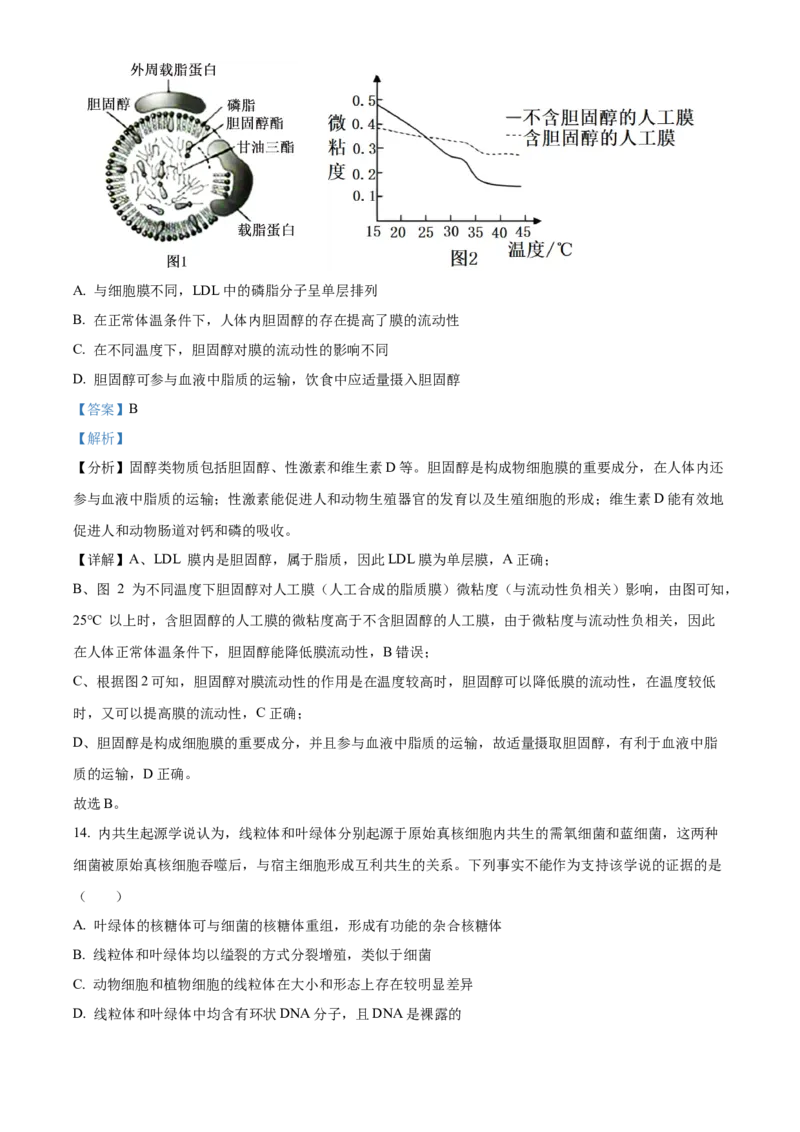 海南省2024-2025学年高一上学期11月期中生物试题Word版含解析_2024年11月试卷_1130海南省部分高中2024-2025学年高一上学期阶段性教学检测（一）