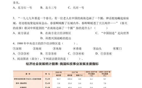 第十二课富起来到强起来（学生版）_A493小学道法_26新五年级道法下册（统编版）_知识总结-K37_同步练习-K4_2024版