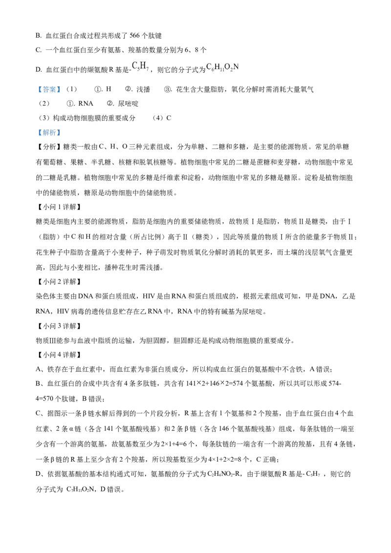 湖北省十堰市郧阳中学2025-2026学年高一上学期10月第一次考试生物试题Word版含解析_2025年11月高一试卷_251112湖北省十堰市郧阳中学2025-2026学年高一上学期期中考试（全）