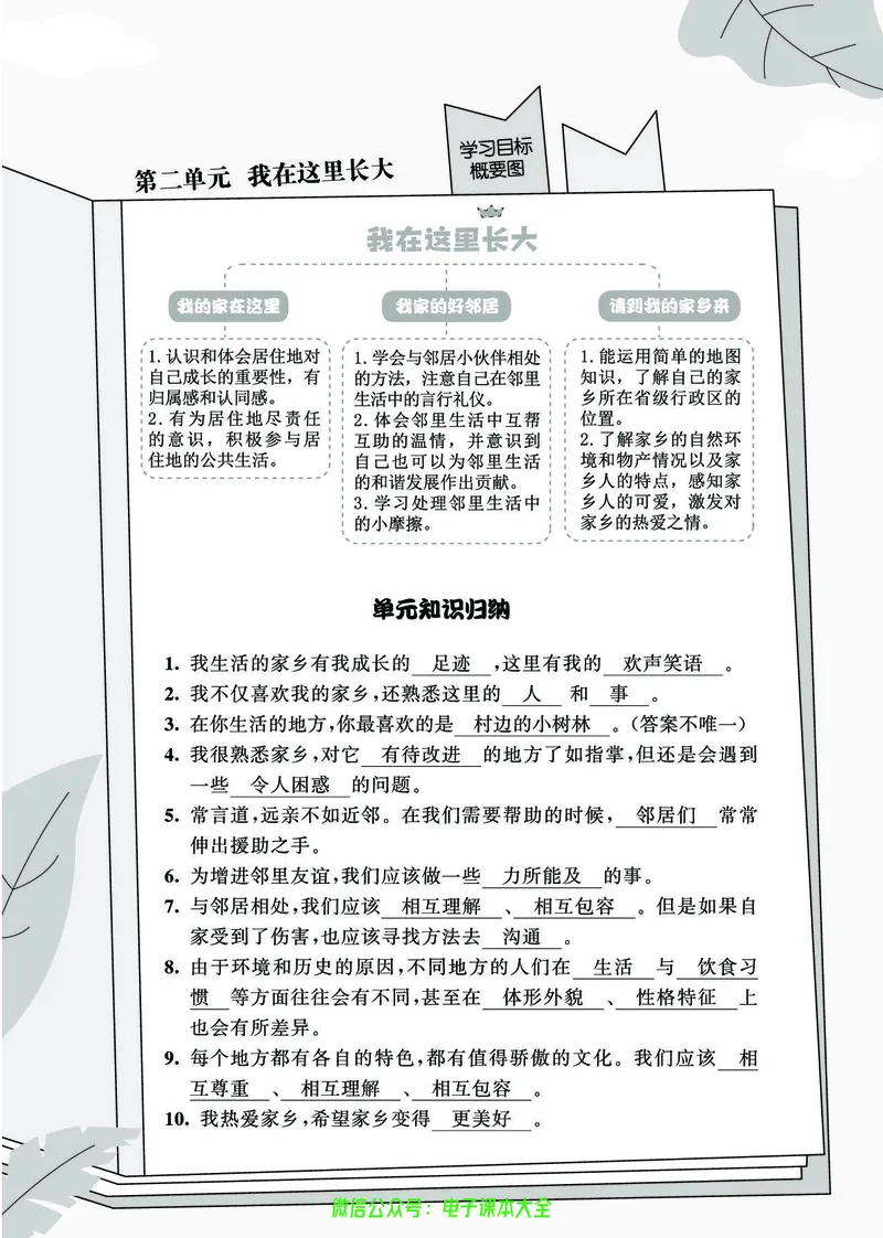 道法3b_A493小学道法_人教版小学道德与法治教学资源包_小学道法（预习复习资料大礼包）_《七彩同步训练》
