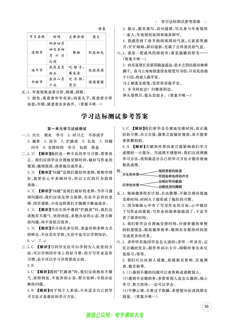 道法3a_A493小学道法_人教版小学道德与法治教学资源包_小学道法（预习复习资料大礼包）_《七彩同步训练》