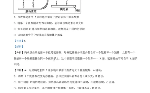 湖北省荆州中学2024-2025学年高一下学期2月月考生物试卷Word版含解析_2025年03月试卷_0313湖北省荆州中学2024-2025学年高一下学期2月月考