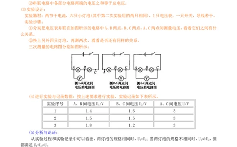 定稿探究串、并联电路电压的规律（提高）_初物_1初中物理_4初三物理人教版知识导学_23串、并联电路中电压的规律（提高）
